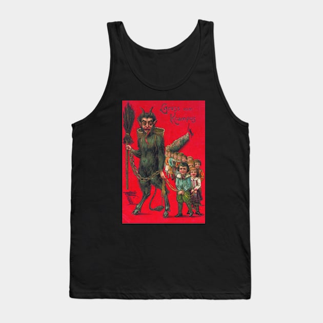 Krampus Christmas Tank Top by RetroSalt